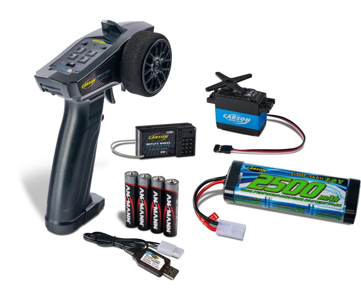 Carson Reflex Tamiya RC Completion Radio Set - Hobbytech Toys