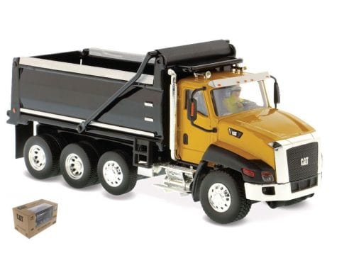 Cat 1/50 CT660 Dump Truck - Yellow Core Classic Edition Diecast Model