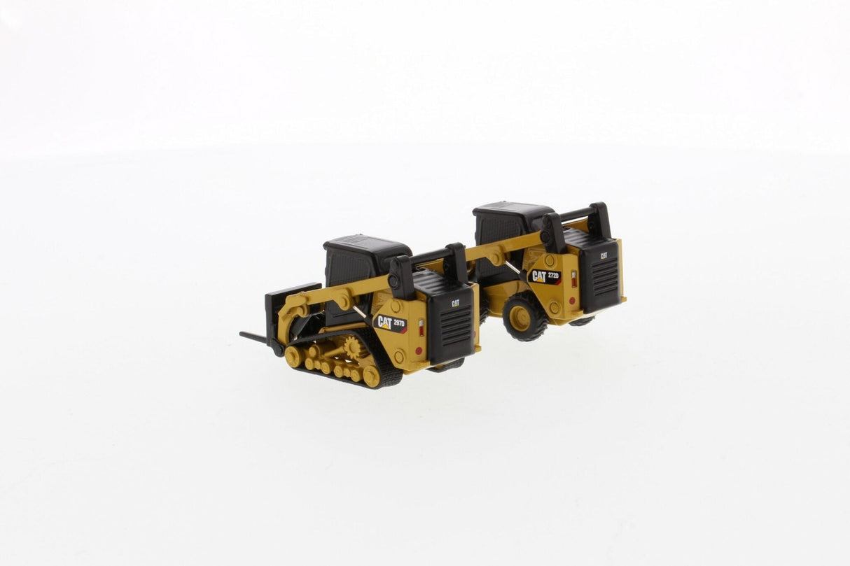 Cat 1/64 272D2 Steer & 297D2 Track Loader Diecast Model