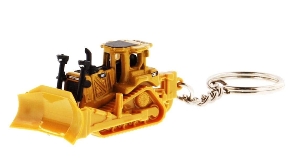 Cat Micro D8T Track-Type Tractor Key Chain