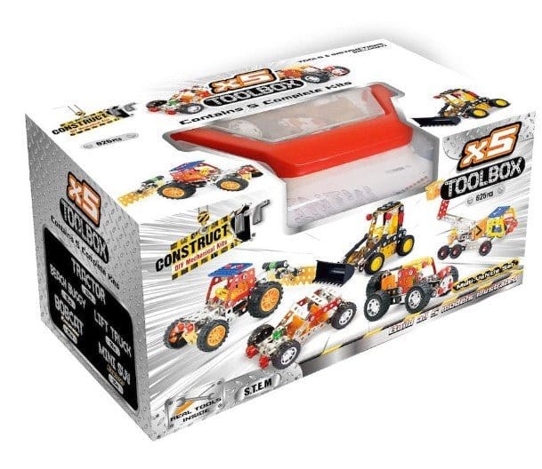 Construct It - 5in1 Toolbox - Metal Model Kit - Hobbytech Toys