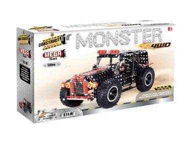 Construct It - Mega Monster 4wd Metal Model Kit - Hobbytech Toys