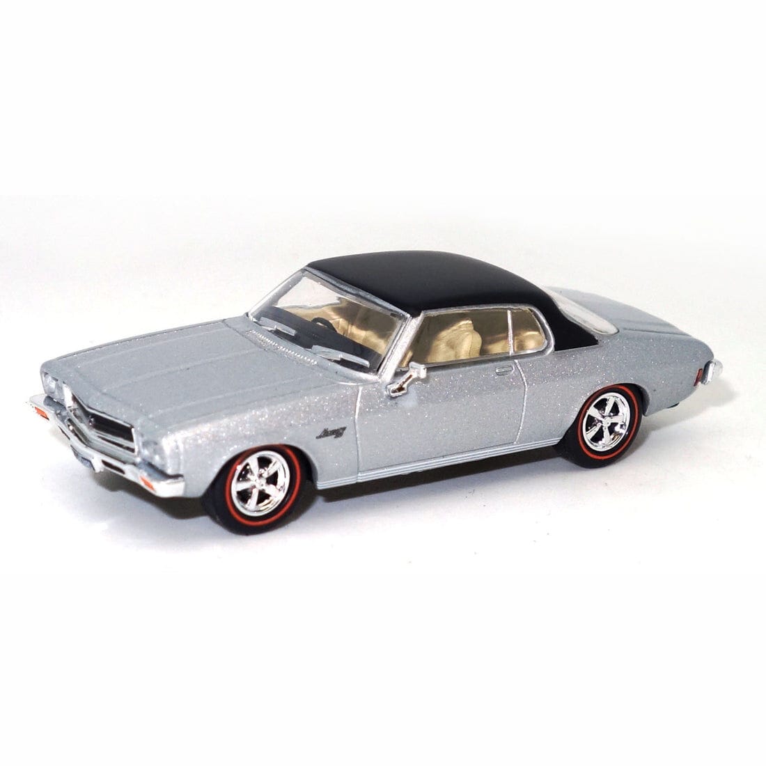 Cooee Classics 1/64 1973 HQ MONARO LS COUPE - Silver / Black