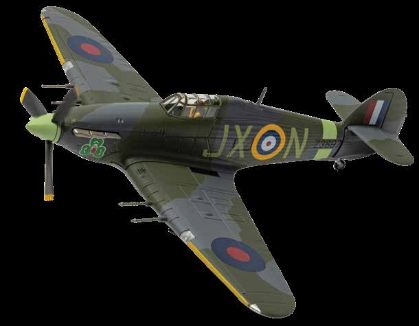 Corgi AA39705 Hawker Hurricane Mk.IIC Z3897 JX-N 1/72 die-cast model