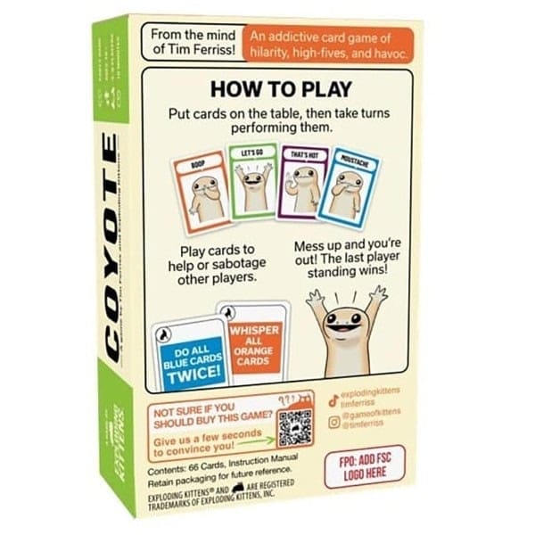 Coyote (By Exploding Kittens)