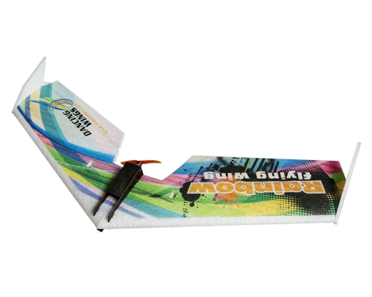 Dancing Wings 800mm Rainbow V2 Flying Wing Foam RC Plane Kit (Motor,ESC,Servos Included)