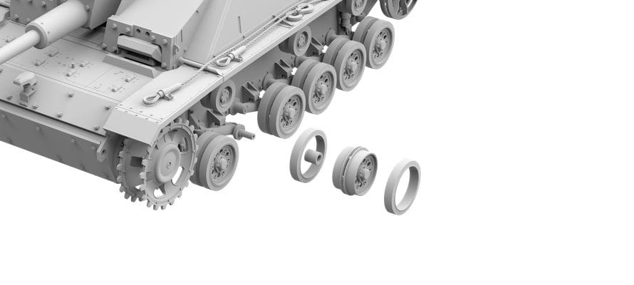 Das Werk 1/16 StuG III Ausf.G w/ Winterketten Plastic Model Kit - Hobbytech Toys