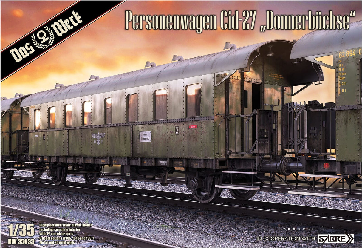 Das Werk 1/35 Personenwagen Cid-27 Donnerbuchse Plastic Model Kit