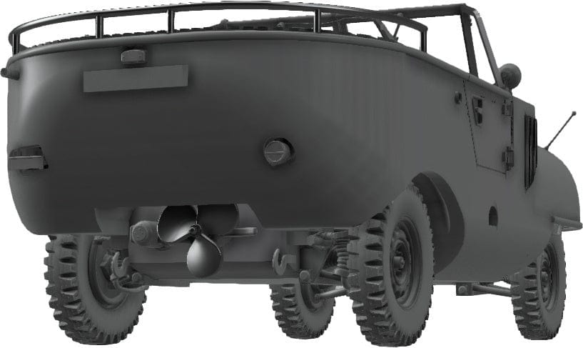 Dask Werk 1/35 Schwimmwagen Trippel SG 6/38 Plastic Model Kit - Hobbytech Toys