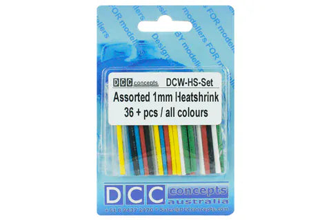 DCC Concepts N/TT/HO/OO/O/G Scale Heatshrink Set