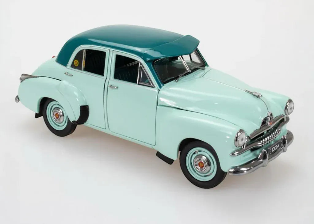 DDA 1/24 1953 2 Tone Green FJ Holden Sedan - Fully Detailed Diecast Model