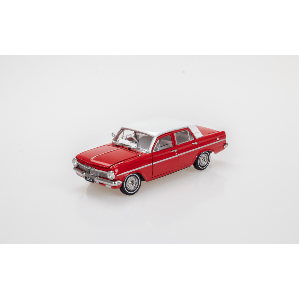 DDA 1/32 EH Holden Premier Diecast Model Red w/White Roof
