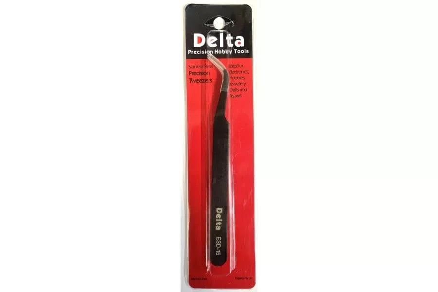 Delta 64003 Curved Tweezers - Hobbytech Toys