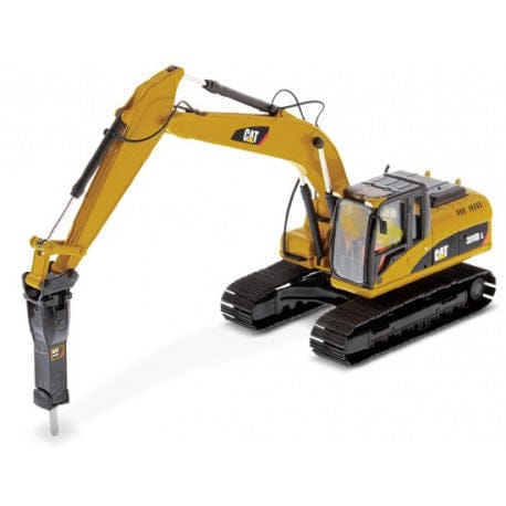 Diecast Masters 1/50 Cat 320D L Hydraulic Excavator with Hammer