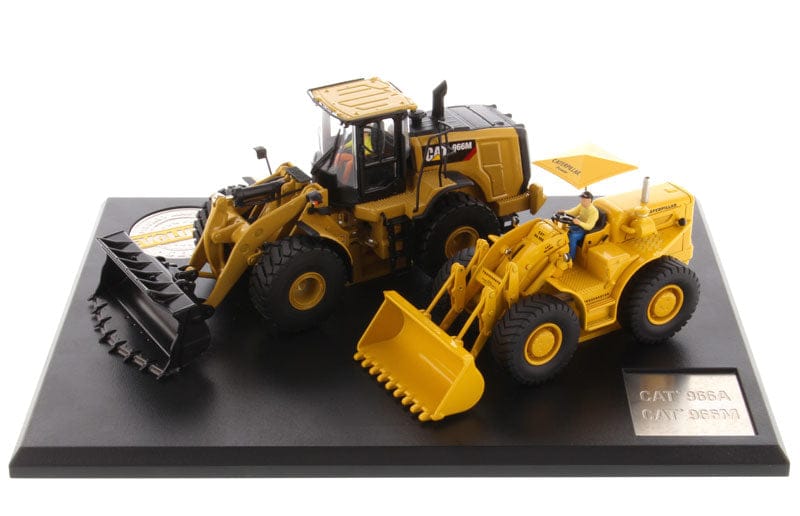 Diecast Masters 1/50 Cat 966A and 966M Wheel Loader Evolution Series