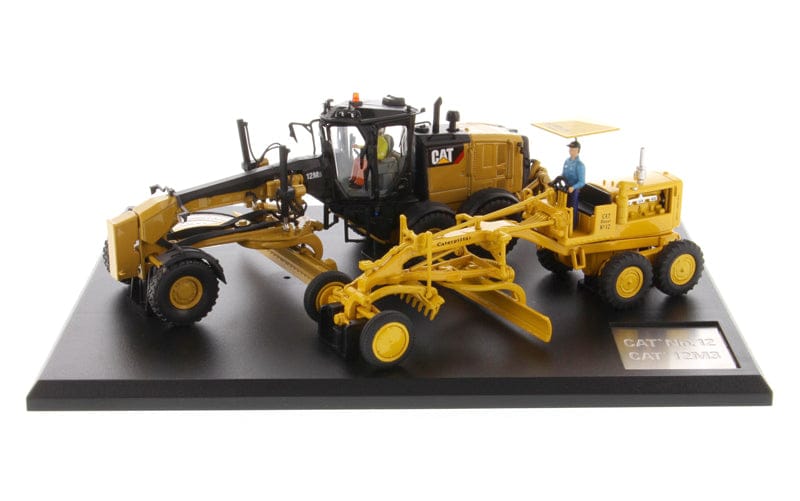 Diecast Masters 1/50 Cat No.12 and 12M3 Motor Grader Evolution Series