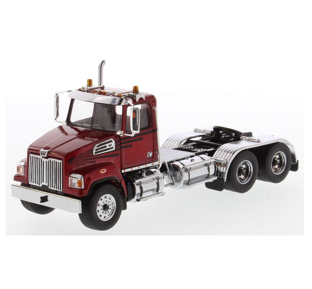 Diecast Masters 1/50 Western Star 4700 SF Tandem Truck - Red