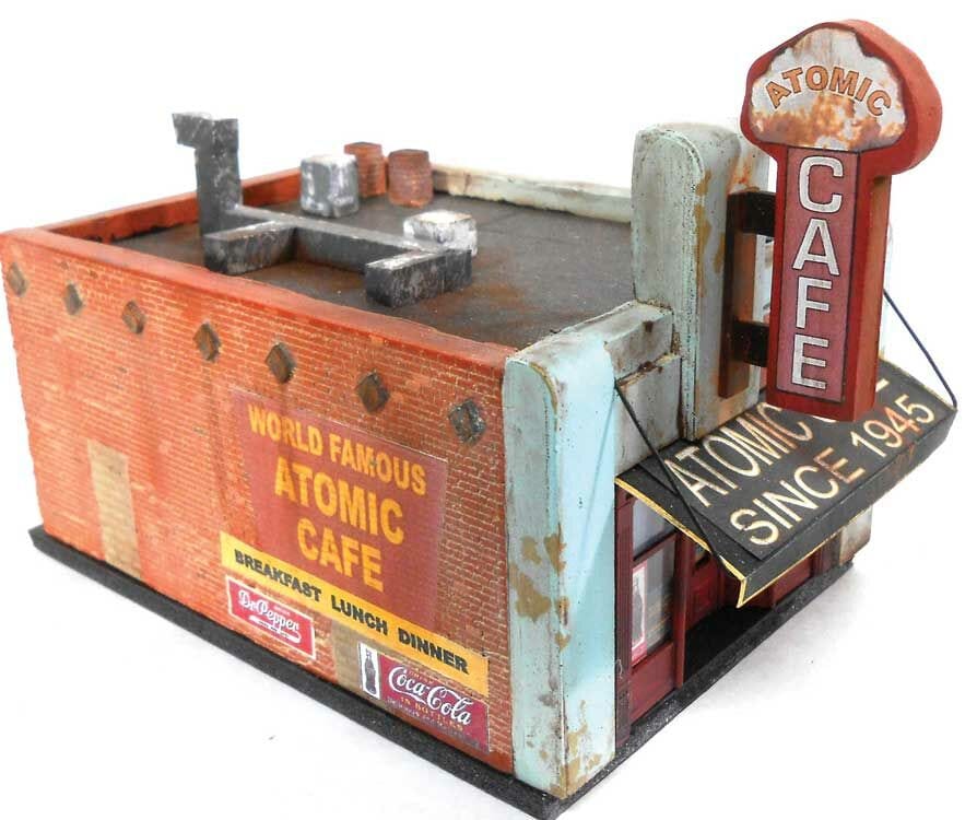 Downtown Deco 2023 N Cast-Hydorcal Kit - The Atomic Cafe - 2-1/4 x 3-1/4 5.7 x 8.3cm