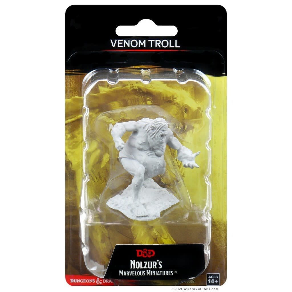 Dungeons & Dragons Nolzurs Marvelous Unpainted Miniatures Venom Troll - Hobbytech Toys