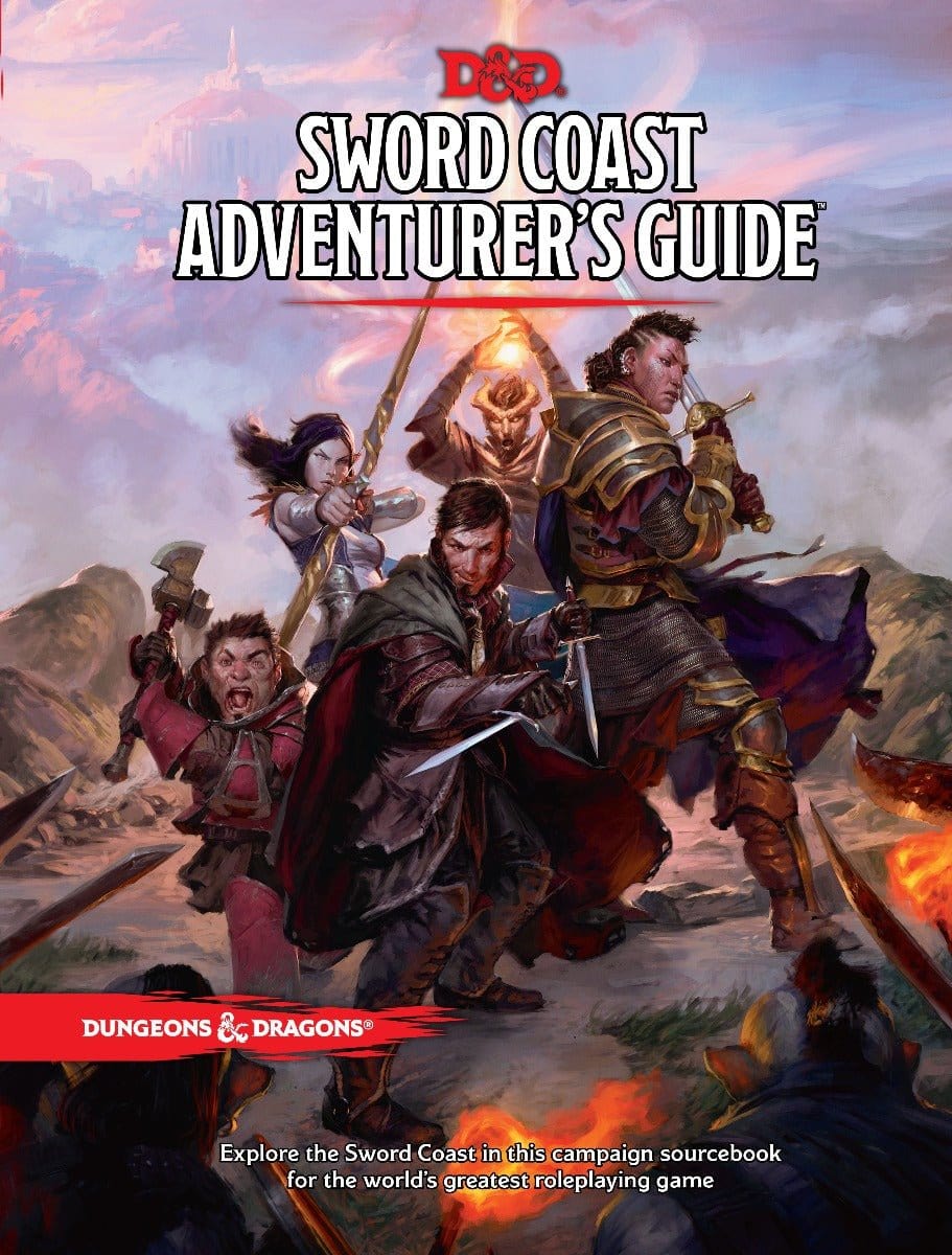 Dungeons & Dragons Sword Coast Adventurers Guide Hardcover - Hobbytech Toys