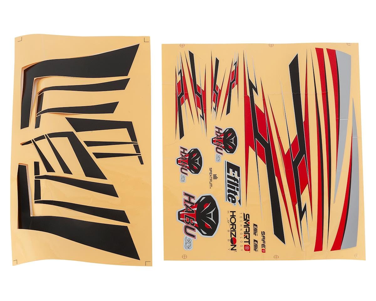 E-flite Habu STS decal sheet EFL01556