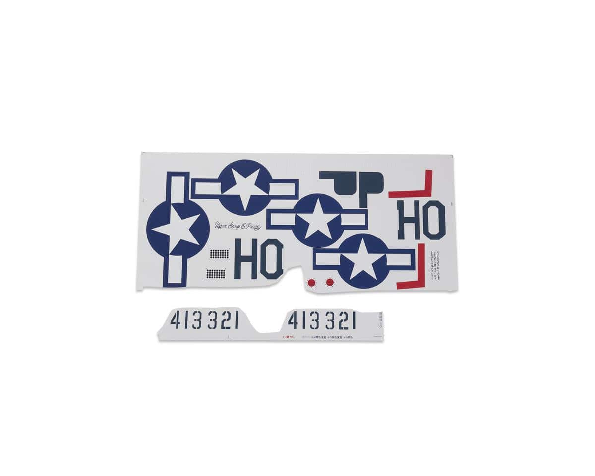 E-flite P-51D 1.2m V2 decal sheet EFL089507