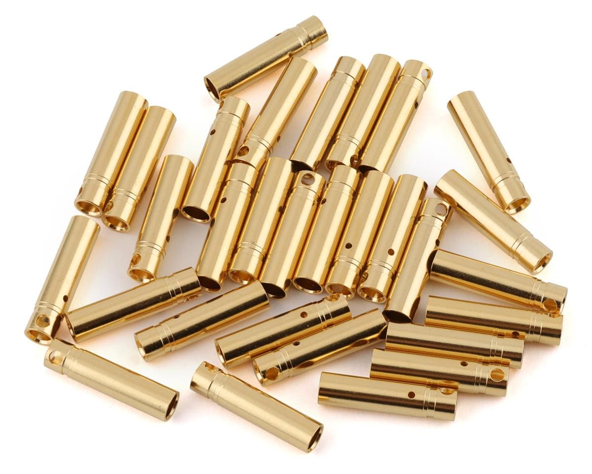 E-flite 4mm female gold bullet connectors EFLAEC514