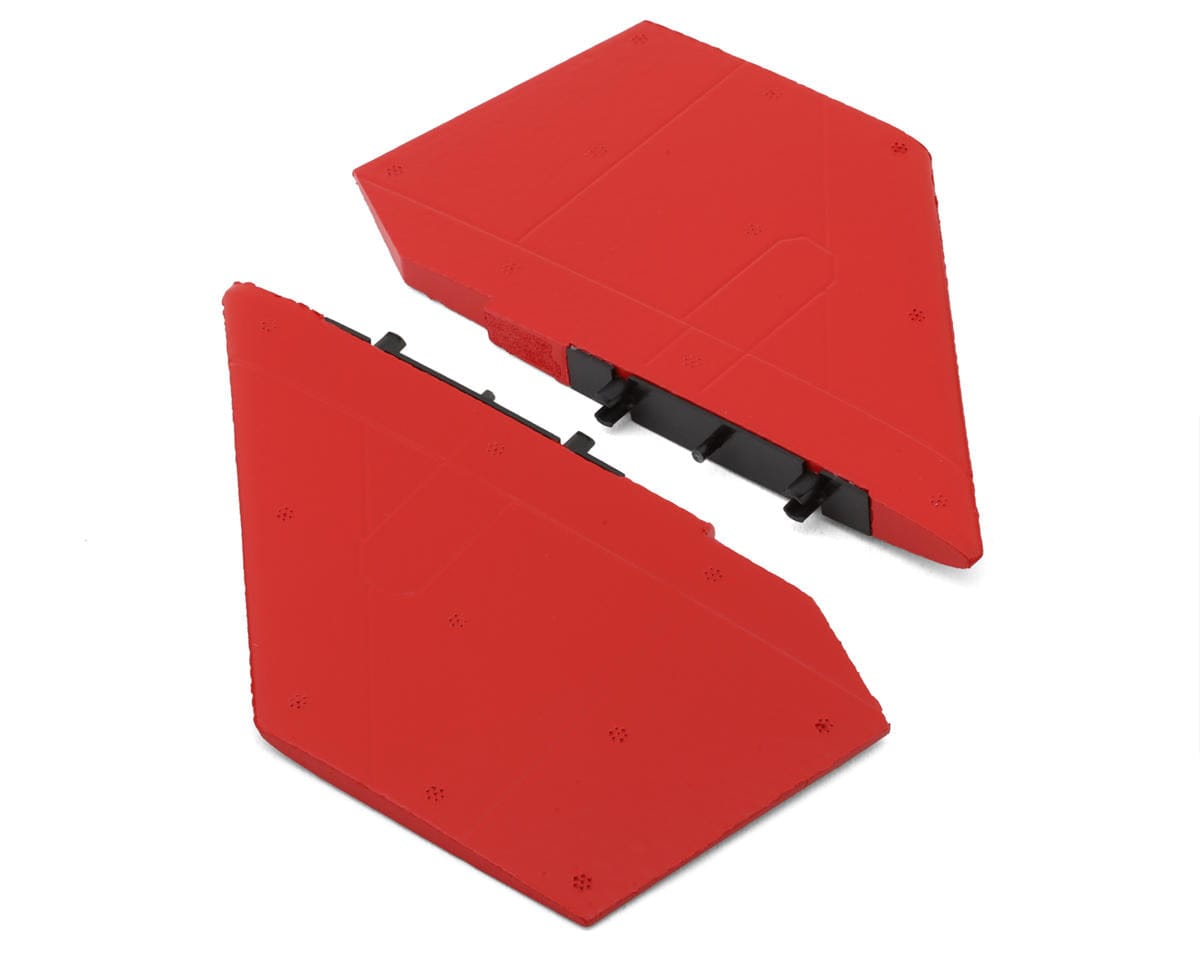 E-flite SR-71 Blackbird high visibility red fin set EFL02059