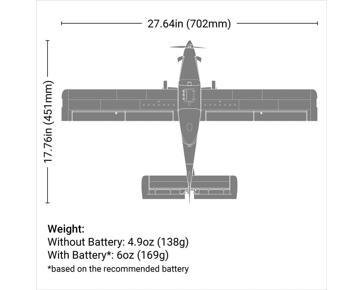 E - Flite UMX Air Tractor, BNF Basic, EFLU16450 - Hobbytech Toys