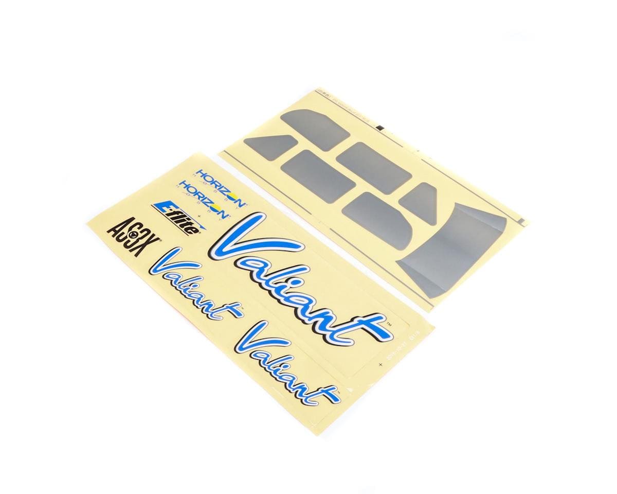 E-flite Valiant 1.3m decal sheet EFL4963