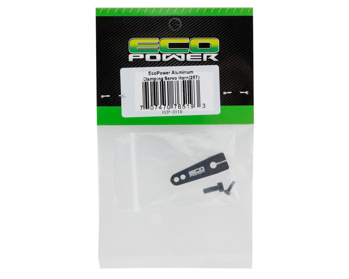 EcoPower Aluminum Clamping Servo Horn (25T) - Hobbytech Toys