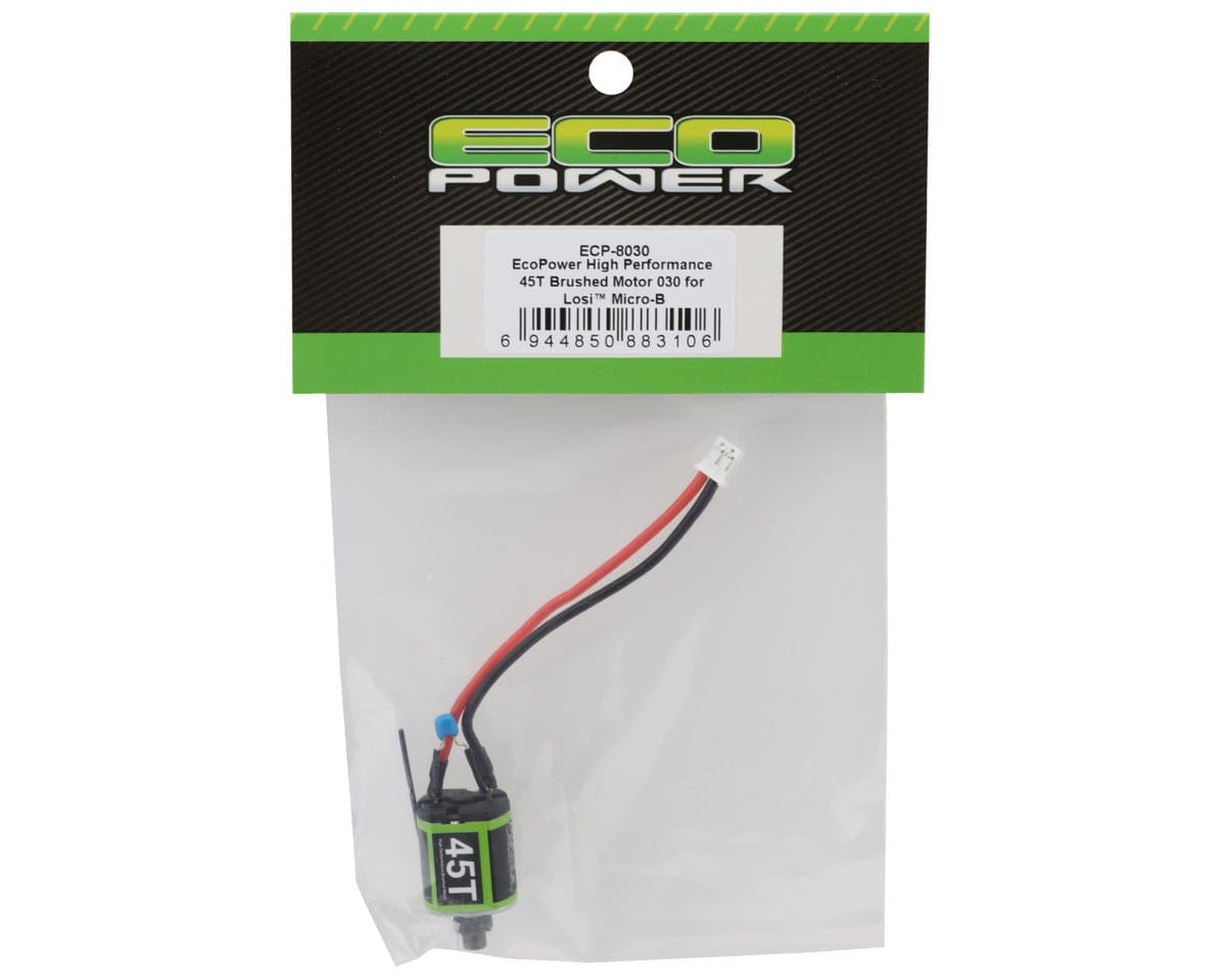 EcoPower High Performance 45T Brushed Motor for Losi Micro-B & Micro-T