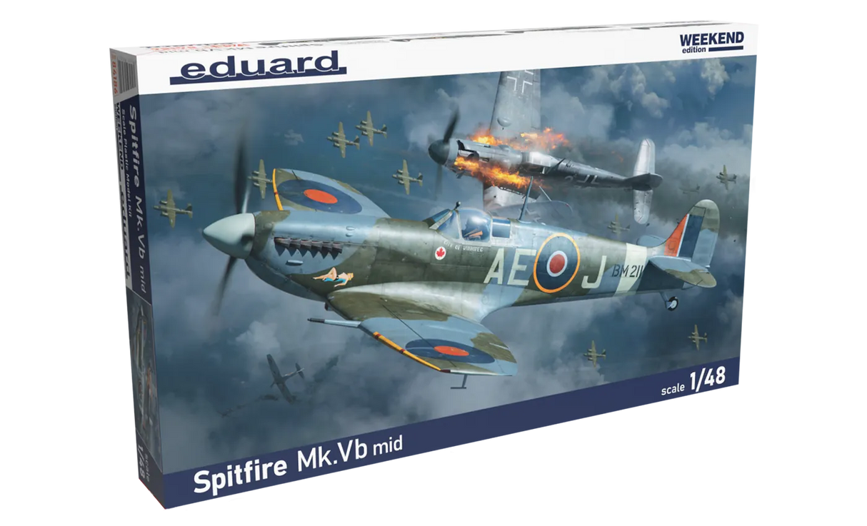 Eduard 1/48 Spitfire Mk. Vb mid Plastic Model Kit - Aus Decals