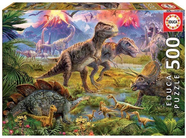 Educa Dinosaur Gathering 500pc Puzzle - Hobbytech Toys