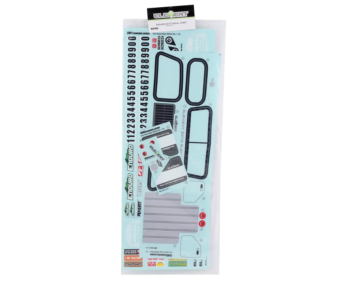 Element RC Enduro Ecto Decal Sheet 42163