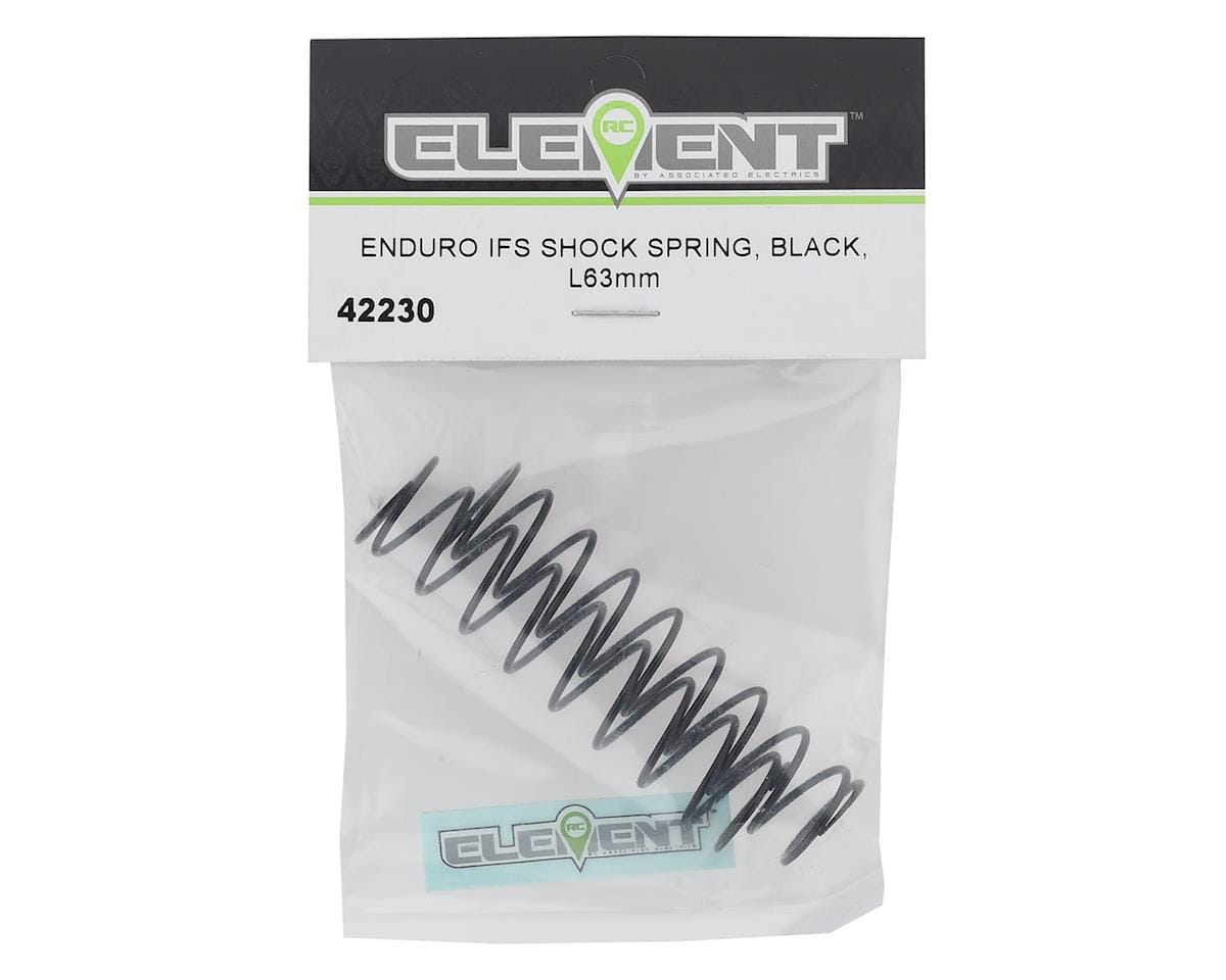 Element RC Enduro IFS Shock Springs Black 63mm 42230