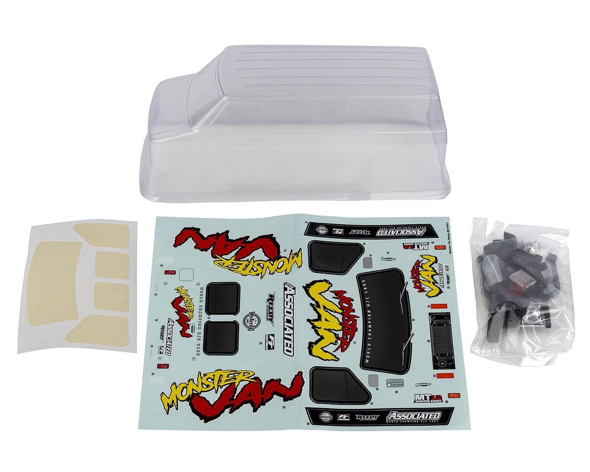 Element RC MT12 Monster Van Clear Body Set 41117