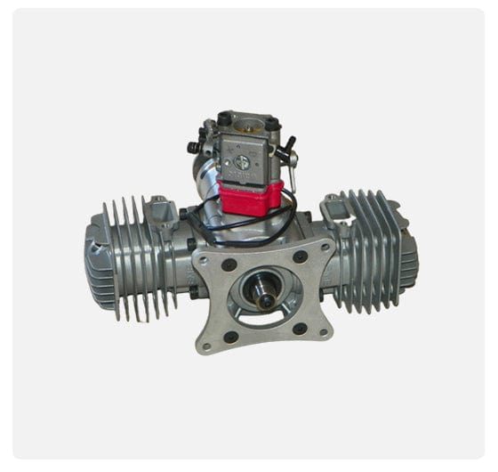 EME 70cc Twin Cylinder 2 Stroke Side Exhaust Gas RC Plane Engine - Hobbytech Toys