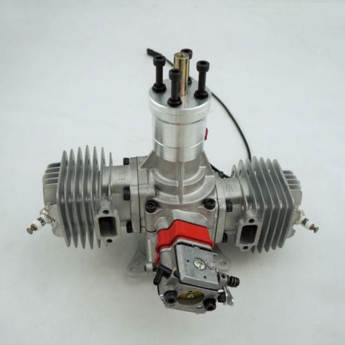 EME 70cc Twin Cylinder 2 Stroke Side Exhaust Gas RC Plane Engine - Hobbytech Toys