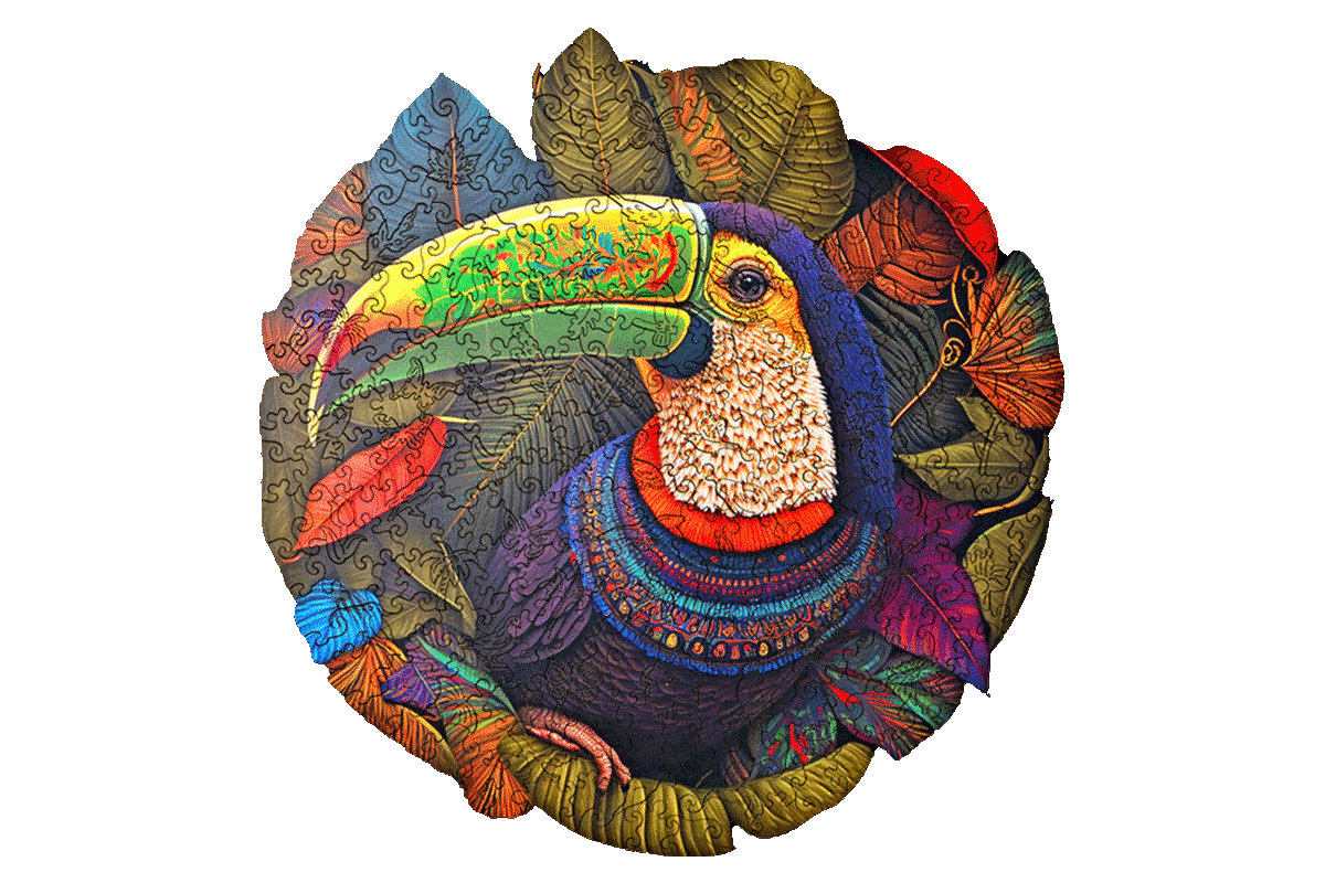 Escape Welt Toucan 200pc Wooden Jigsaw Puzzle - Hobbytech Toys
