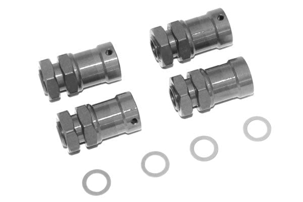 Fastrax 1/8th 15mm Extension Hub Adaptors - To Widen Track (17MM HEX) - Hobbytech Toys