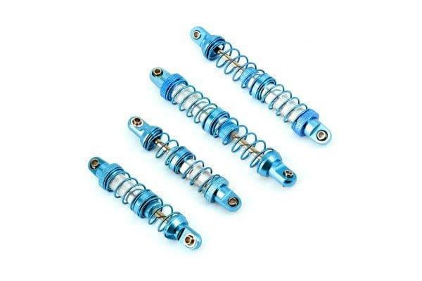 Fastrax Tamiya BBX BB - 01 Blue Aluminium Complete Shock Set - Hobbytech Toys