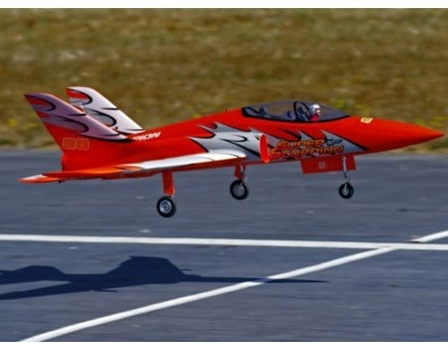 FMS 097 - POG Super Scorpion Orange 90mm EDF RC Jet PNP - Hobbytech Toys