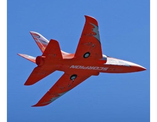 FMS 097 - POG Super Scorpion Orange 90mm EDF RC Jet PNP - Hobbytech Toys