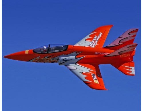 FMS 097 - POG Super Scorpion Orange 90mm EDF RC Jet PNP - Hobbytech Toys