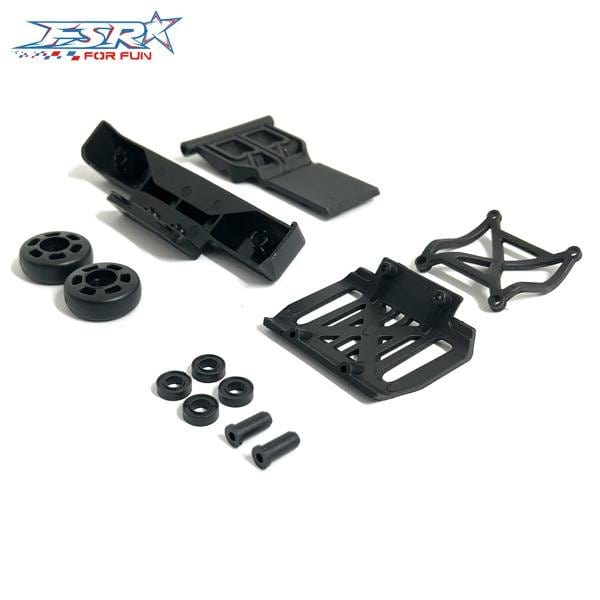 FS Racing 536106 Victory 3S Rear Bumper & Wheelie Bar Set - Hobbytech Toys