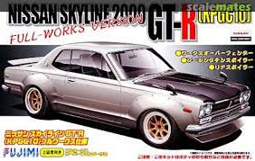 Fujimi 1/24 Nissan KPGC10 Skyline GT-R Rubber Soul No17 (ID-142) Plastic Model Kit - Hobbytech Toys