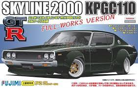 Fujimi 1/24 Nissan Skyline 2000 GT - R KPGC110 Full Works (ID - 136) Plastic Model Kit - Hobbytech Toys
