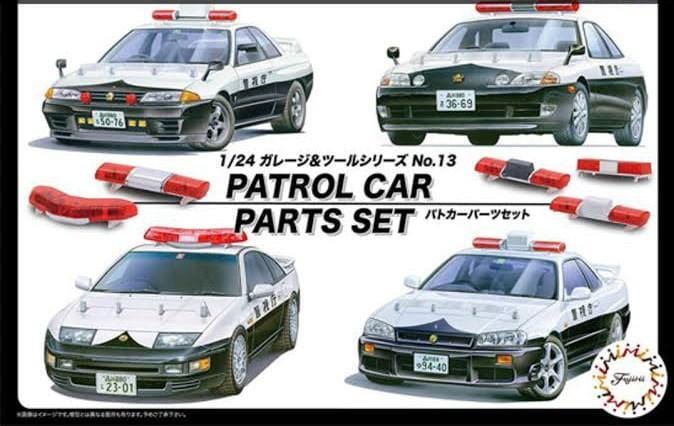 Fujimi 1/24 Police Car Parts Set (GT-13) Plastic Model Kit