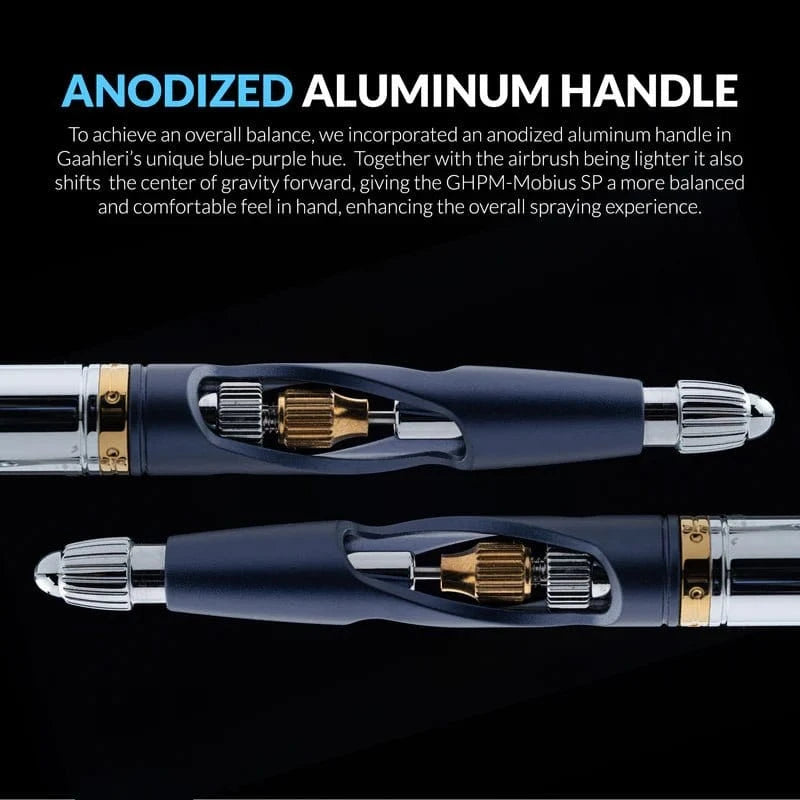 Gaahleri Premium Series Mobius SP Suction Feed Airbrush (0.3 & 0.5mm) - Hobbytech Toys